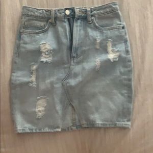 High waisted H&M Jean Skirt